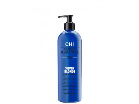 CHI IONIC COLOR ILLUMINATE spalvą atgaivinantis šampūnas – Silver Blonde, 355 ml